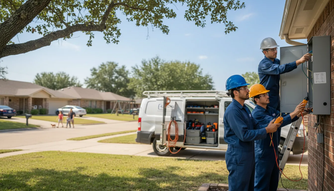 Certified electrician providing emergency electrical services in Rulo, NE